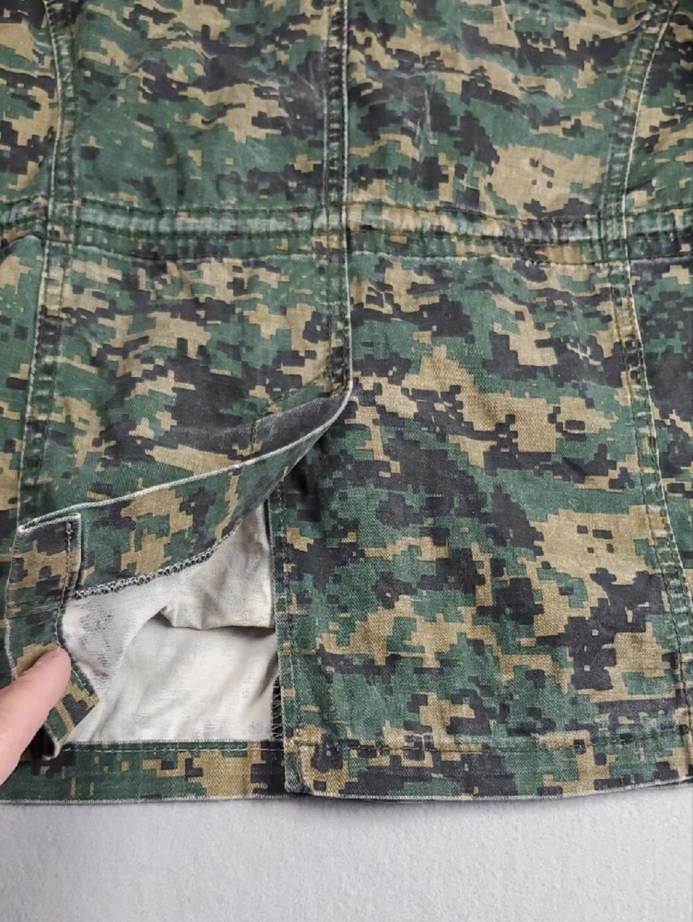 Superdry Camo Jacket British Design/Japanese Spirit with Patch Logo M - Picture 8 of 16